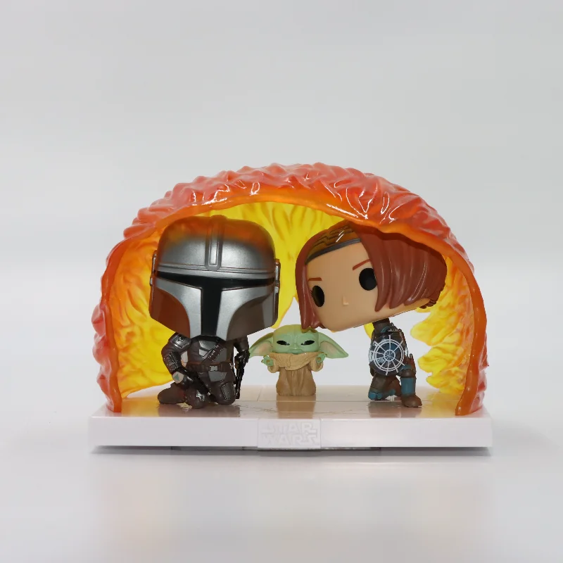 Original Funko Pop Star Wars Moff Gideon With Armor Bo-Katan Kryze Ig-11 Marshall Grogu Force Barrier Action Figure Model Toys view 5