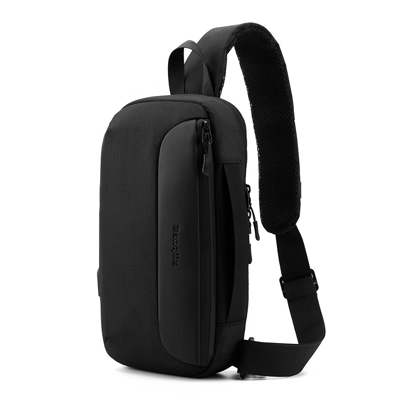 Verbeterde Versie Mannen Multifunctionele Usb Schoudertas Crossbody Cross Body Sling Borst Tassen Waterdichte Reispakket Messenger