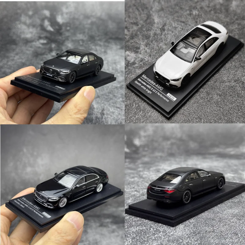 

В наличии: 1:64 S63 E AMG Performance 2023, литая под давлением модель автомобиля из сплава, игрушка для мальчиков, коллекционное украшение для взрослых.