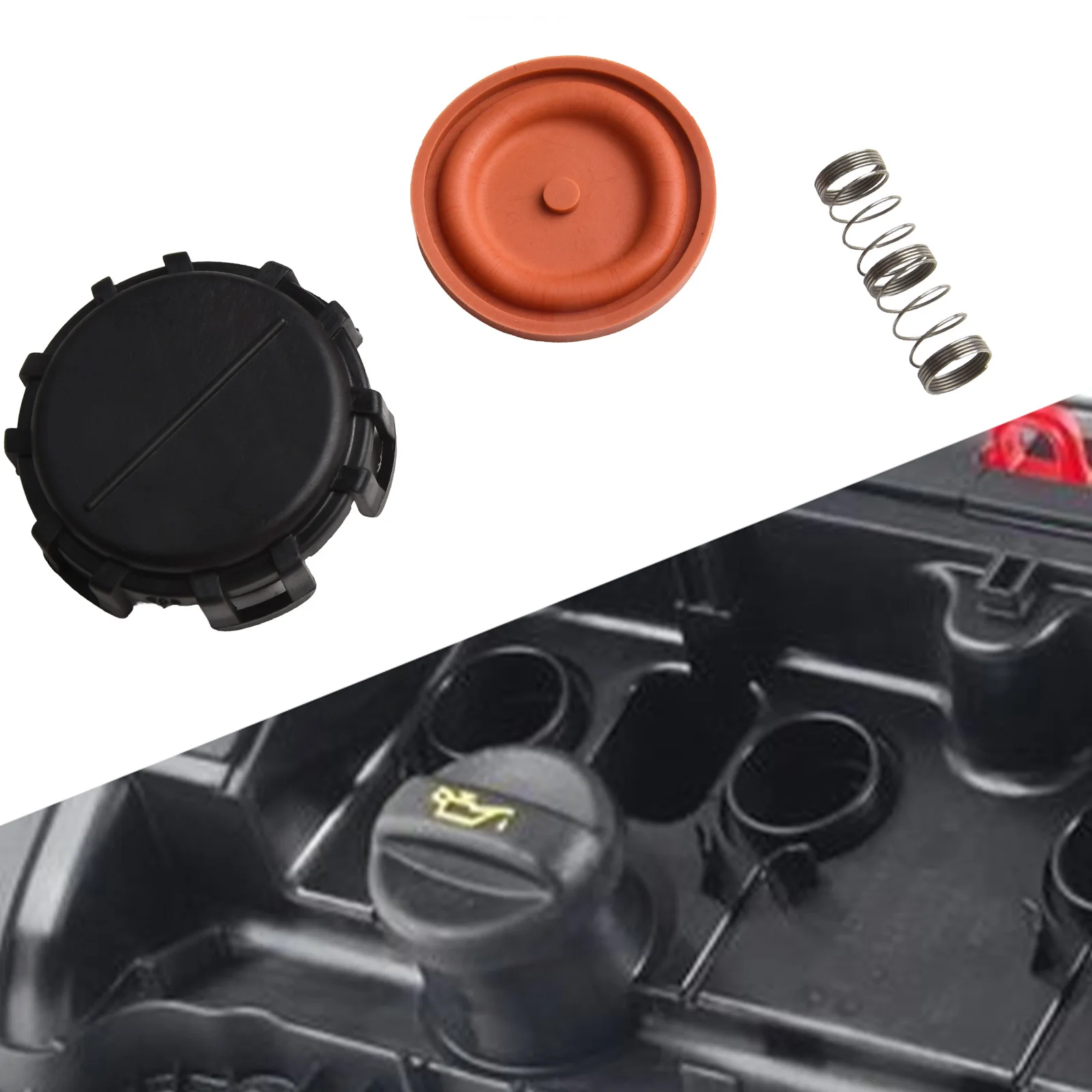 OEM Compatible PCV Valve Cover Repair Kit for Ford For Fiesta For Focus Cmax Engineered for Longevity and Reliability