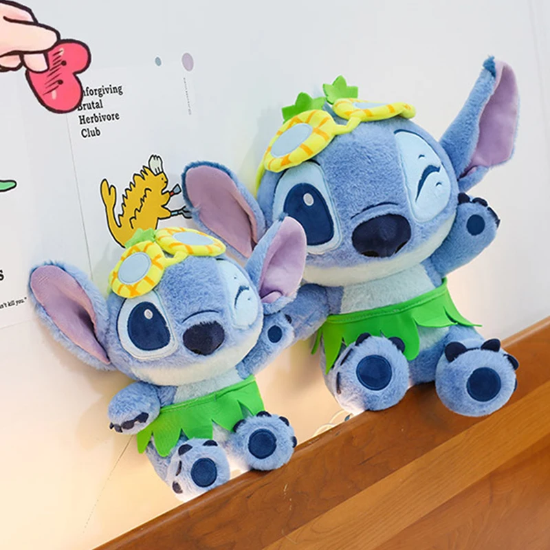 30/85cm Disney Stitch Summer Series Backpack Pendant Plush Toys Cartoon Cute Doll Throw Pillow Children'S Toys Birthday Gift