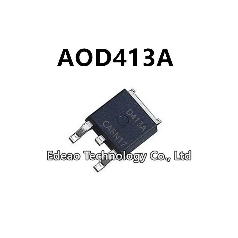 10~100Pcs/lot NEW D413 AOD413 D413A AOD413A TO-252 12A/40V P-channel MOSFET field-effect transistor