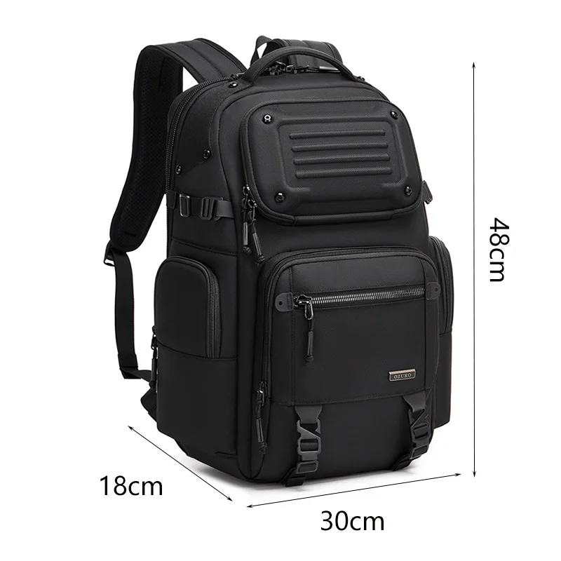 Unisex New Solid Color Backpack Waterproof Business Backpack College Computer Backpack Large Capacity Outdoor Hiking Backpack