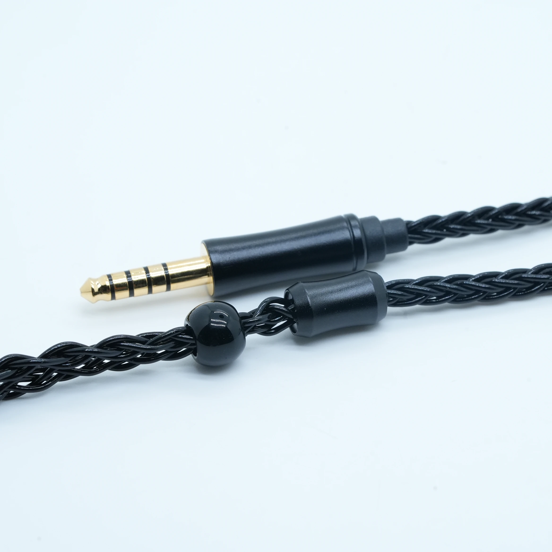 XINHS  8core single crystal copper plated silver earphone upgrade cable MMCX QDC TFZ 0.78 2PIN suitable for IEM HM20 Fudu view 5