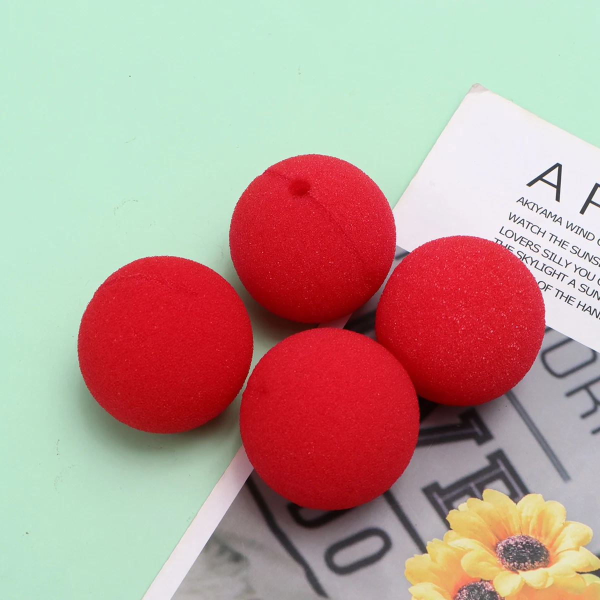 20pcs Sponge Clown Nose Red Clown Nose For Kids Adults Costume Party Masquerade Cosplay Holiday Trick Novelty Fun