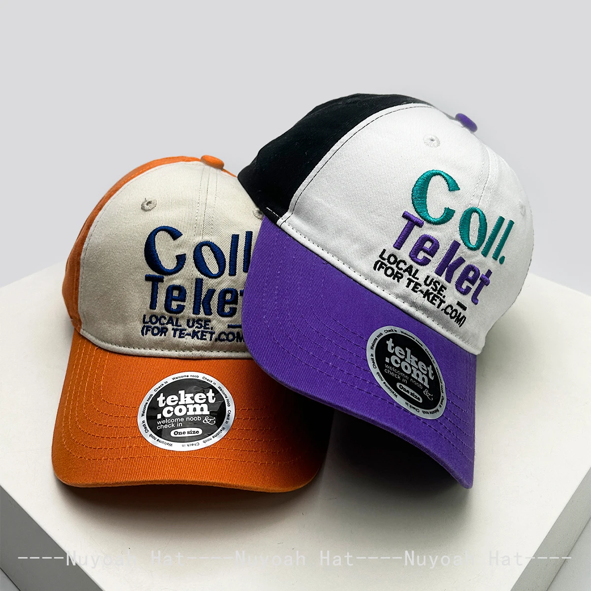 New Men Women Korean Embroidered Letters Dolphin Baseball Hats Sunshade Color Block Versatile Retro Peaked Caps Fashion Street