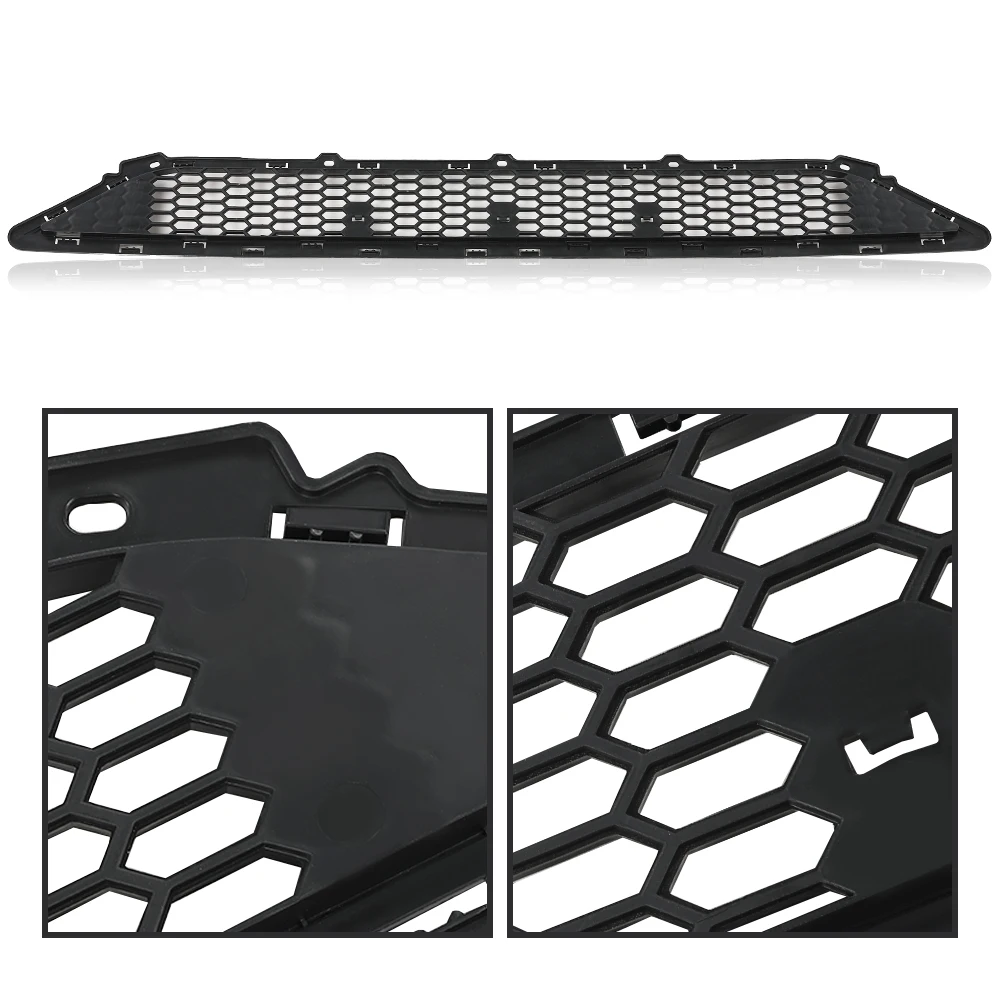 Front Bumper Lower Grille Grill Matte Black Fit For 2016-2018 Hyundai Tucson view 5