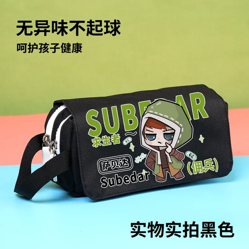 Anime Identity Ⅴ Naib Subedar Fiona Gilman Cosplay Pencil Box Case Pen Bag materiale scolastico cancelleria Storage