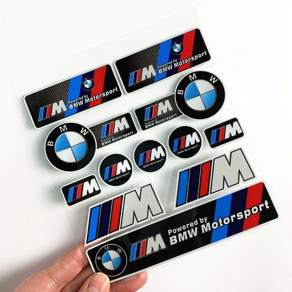 Suitable for BMW Motorcycle Racing Helmet Styling Car Logo Helmet Motorcycle Sticker R1200 GS Motor Sport Waterproof Decals