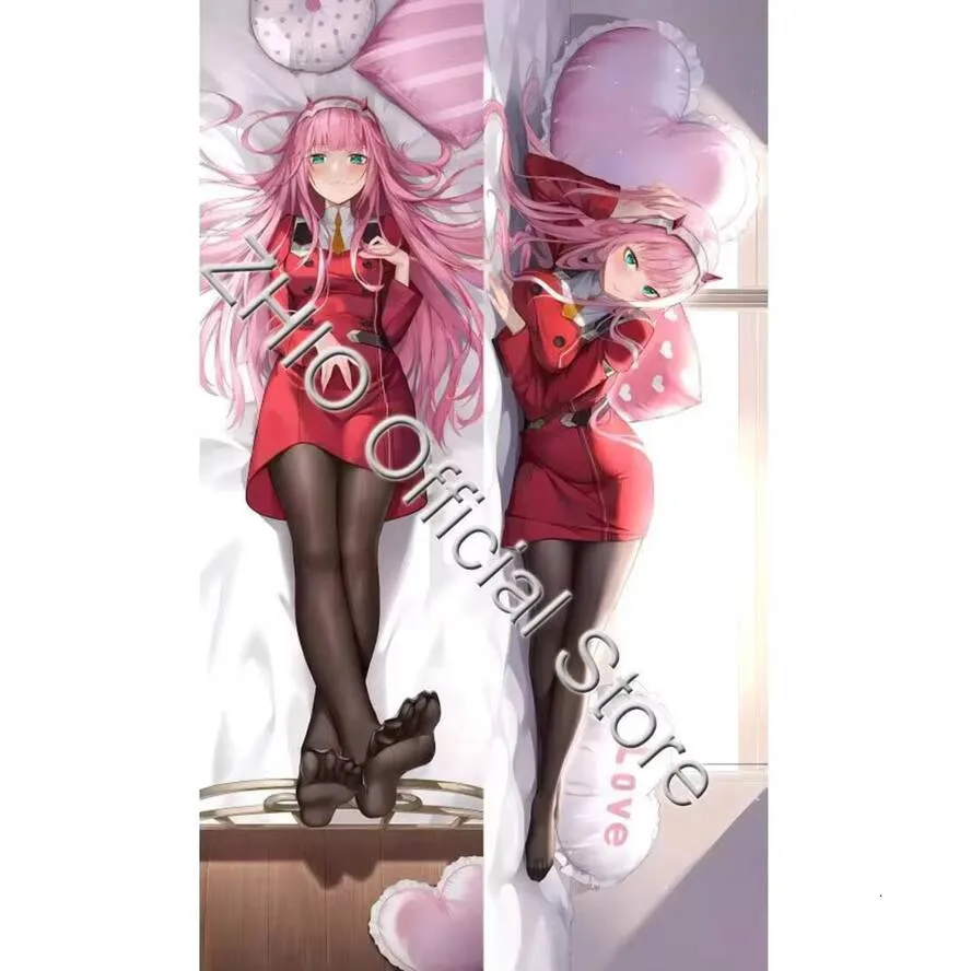 

The DARLING FRANXX In ZERO TWO Body Pillow Case Cover Dakimakura 2WAY Hing Gift Anime Cushion Otaku Waifu
