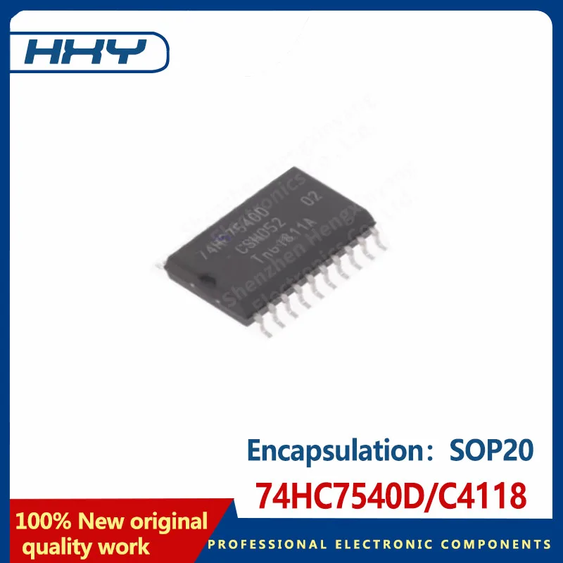 1PCS   74HC7540D/C4118 Package SOP20 tri-state output eight-bus transceiver