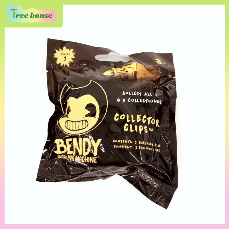 Bendy Blind Bag Bendy And The Ink Machine Llavero de personaje de juego de terror, Colgante personalizado, Adorno para mochila escolar
