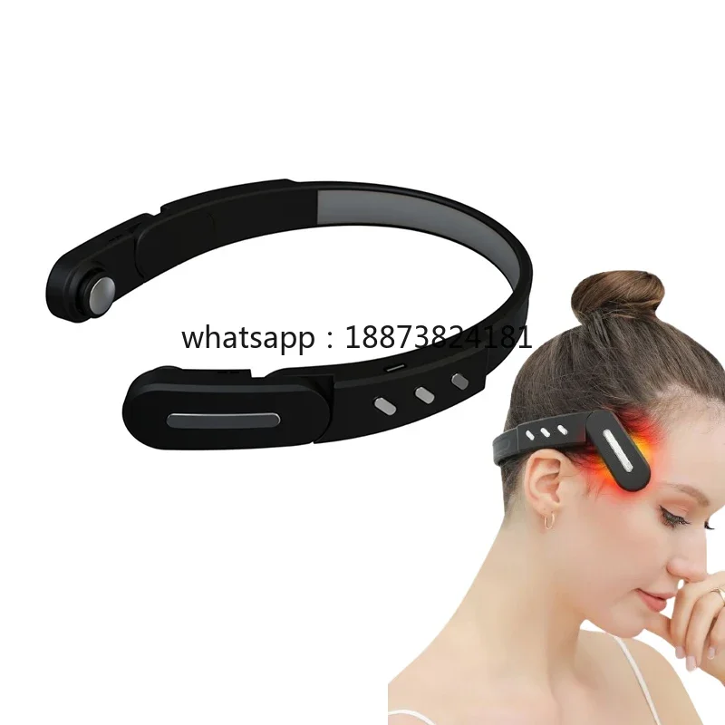 

New Electric Stress Relief Sleep Anxiety Insomnia Relaxation Microcurrent Temple Head Massager with Heat Music fast shipp