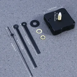 Wall Clock Mechanism Silent Quartz Movement Machine Wall Hands Silent Sweeping Second Movement With Pointer DIY Repair Tool