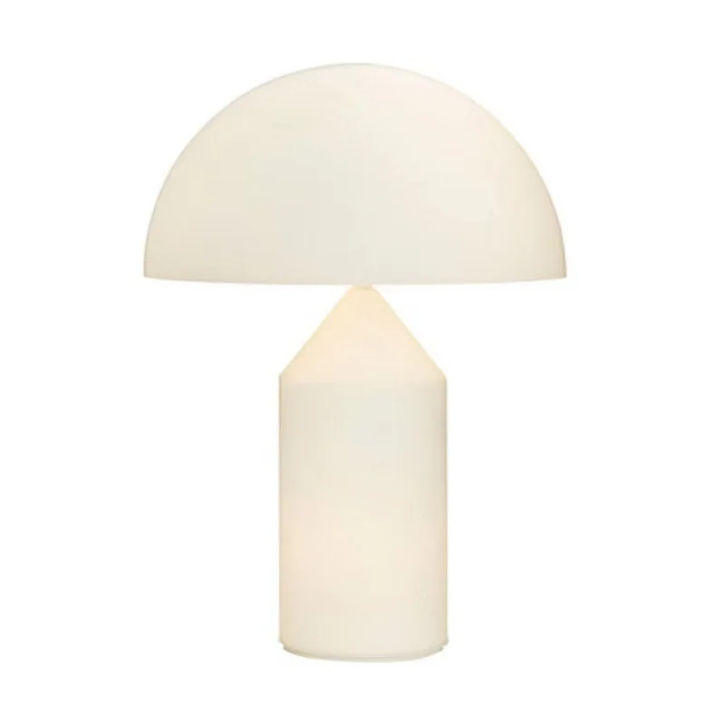 

Nordic bedroom mushroom table lamp, creative hotel study decorative glass bedside lamp