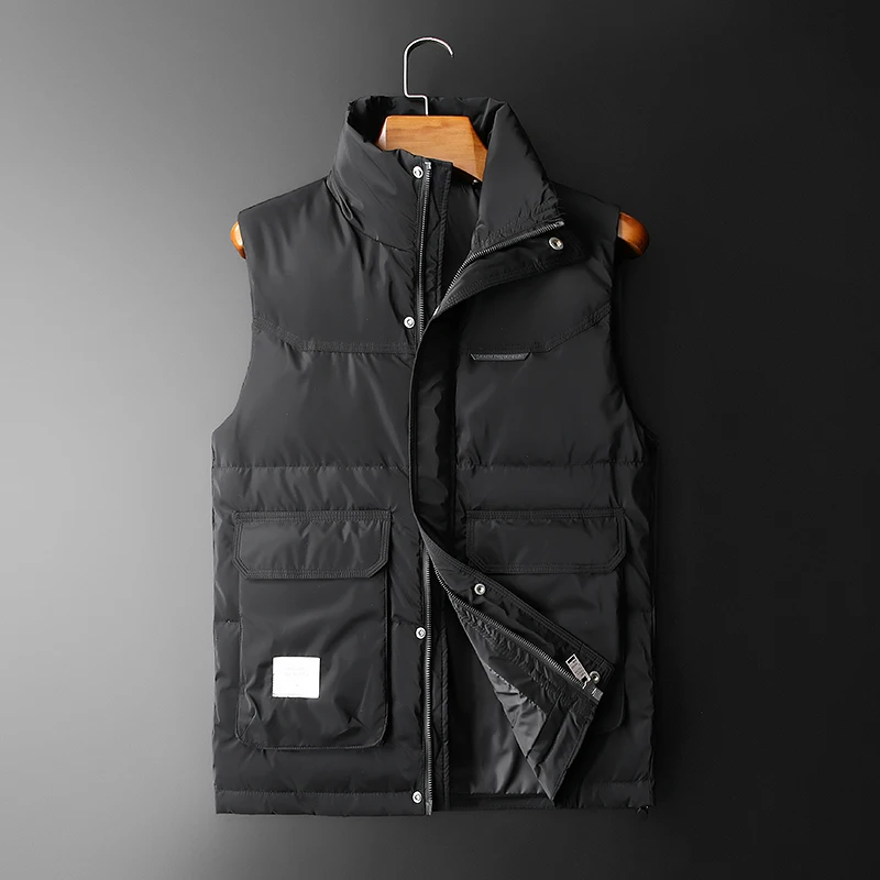 BATMO 2022 new arrival winter high quality 85% white duck down jackets men,thicked warm vest A2826