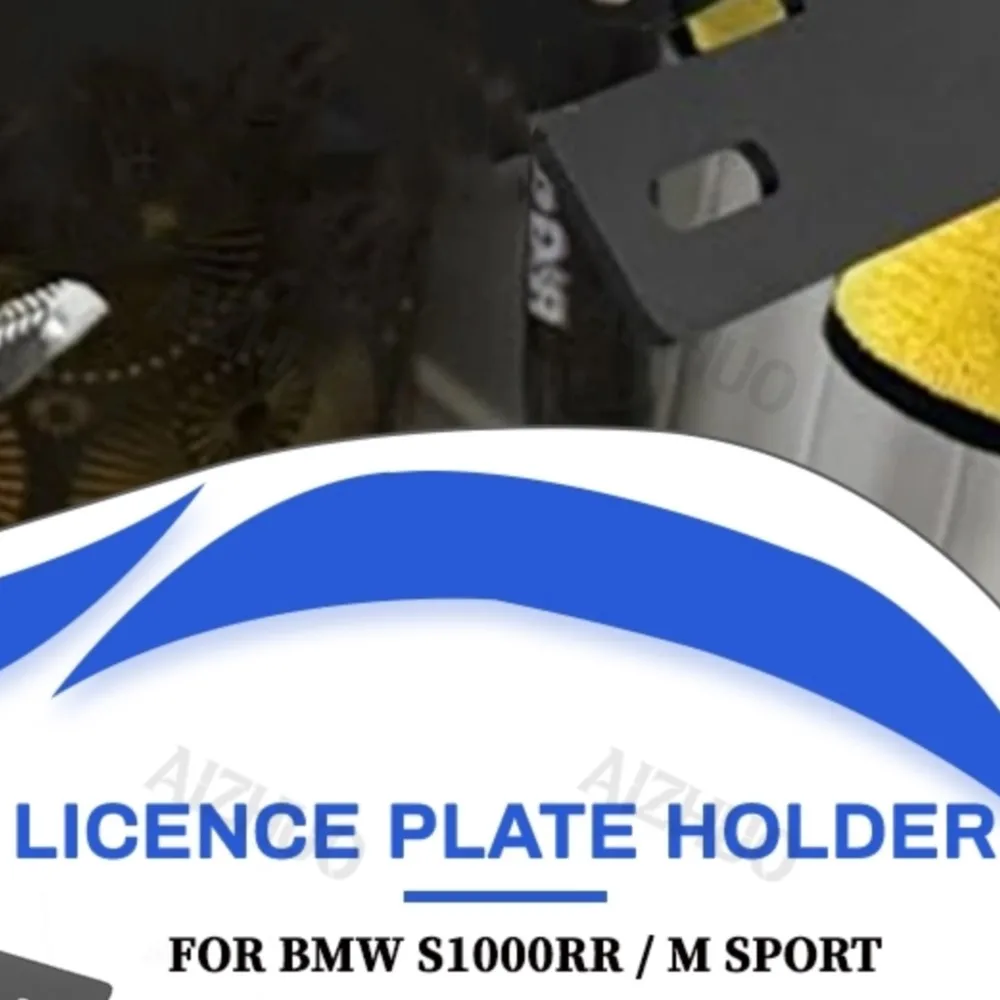 

For BMW M1000RR S1000RR S1000R 2019-2024 2025 2026 License Plate Holder Motorcycle Accessories Tail Tidy Adjustable Short Number