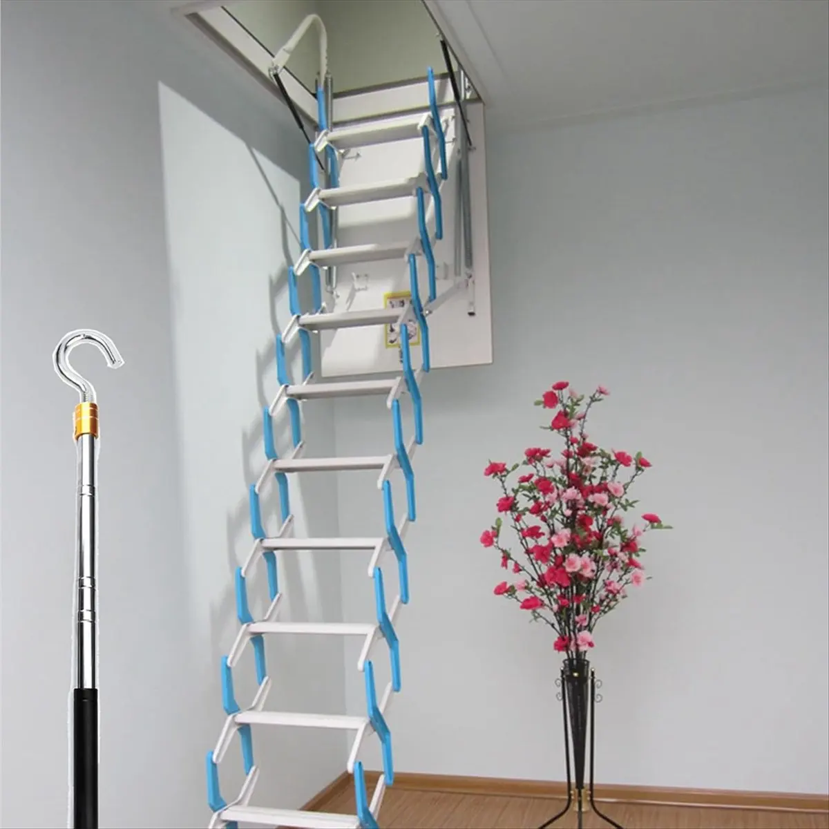 AA14 Attic Pull-Down Hook, Designed As A Replacement for the Attic Pull-Down Cord in Attic Ladder Pull-Down System Kit