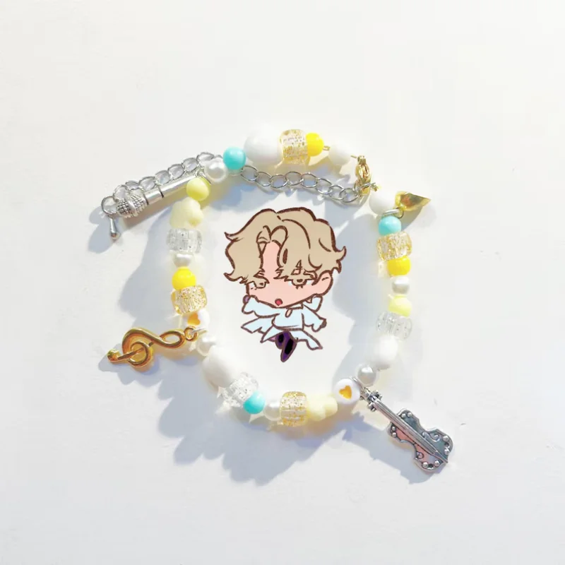 أساور متطابقة مستوحاة من الغريبة من Hyuna & Luka مجوهرات ساحرة للأزواج BFF قابلة للتعديل لمحبي Fandom