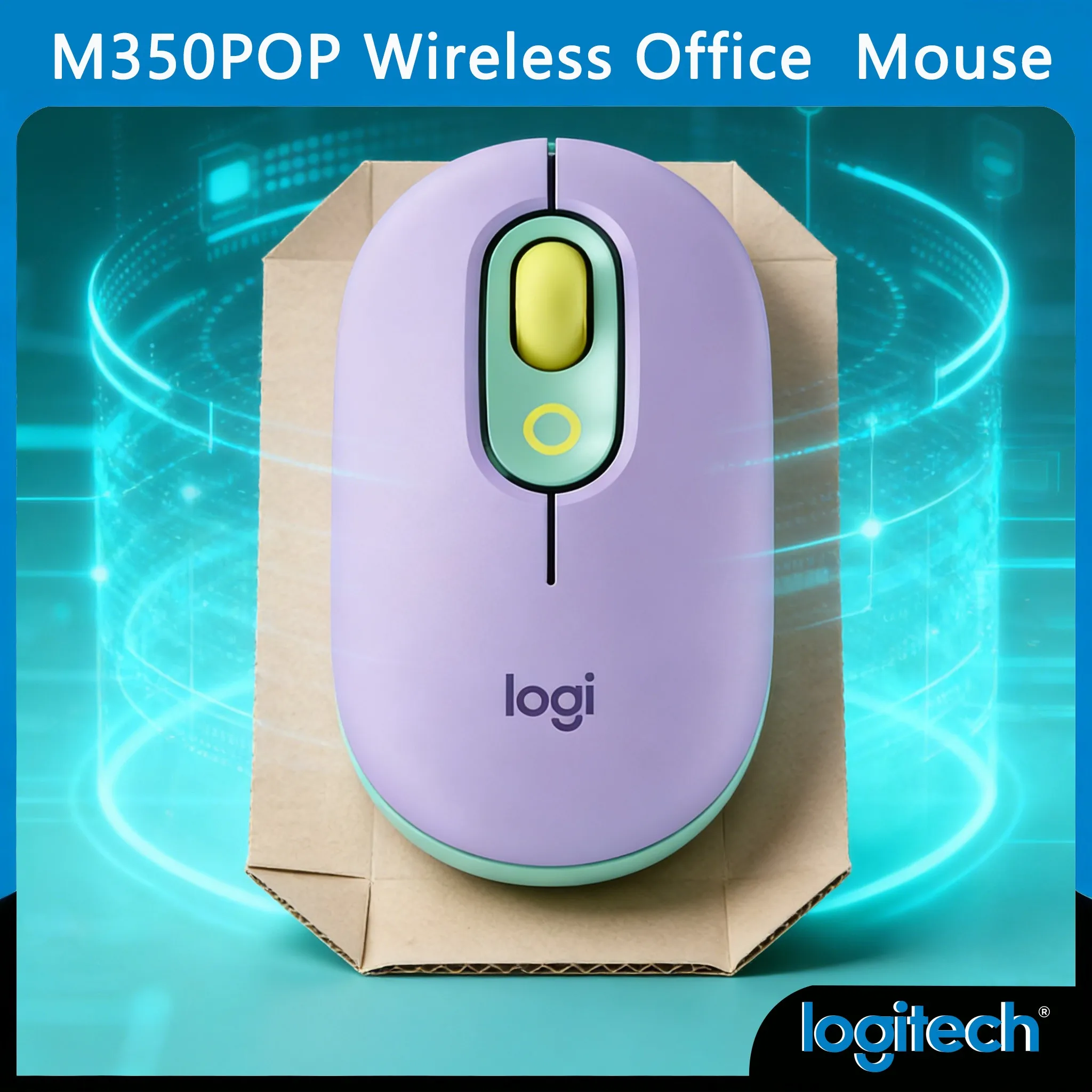 

Портативная Bluetooth-мышь Logitech M305POP с 24-месячным сроком службы батареи для путешествий