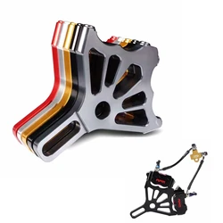 Motorcycle Dual Rear Brake Caliper Brake Disc Adapter/Bracket For 82mm Dual Rpm Brake Caliper Modification For Motorbike Scooter