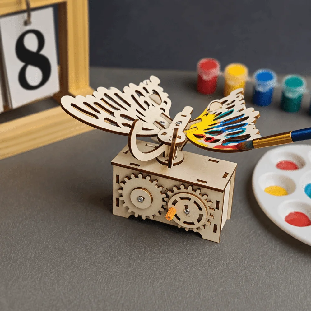 Creative STEM Butterfly Assembly Model Hands-On Assembly Home Experiment Education Experiment Toy Science Toy Kit Kids