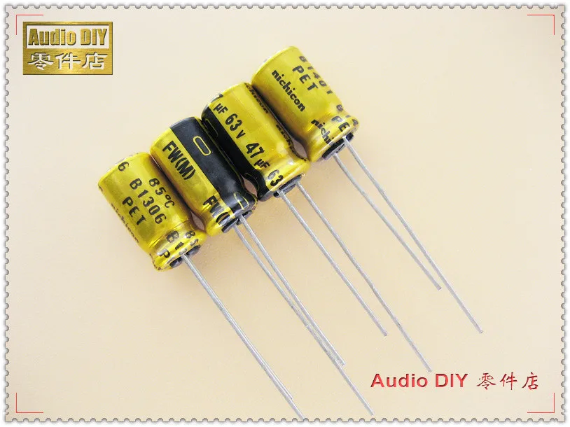 Nichicon FW Series 47uF/63V Audio Electrolytic Capacitor 63V47uF