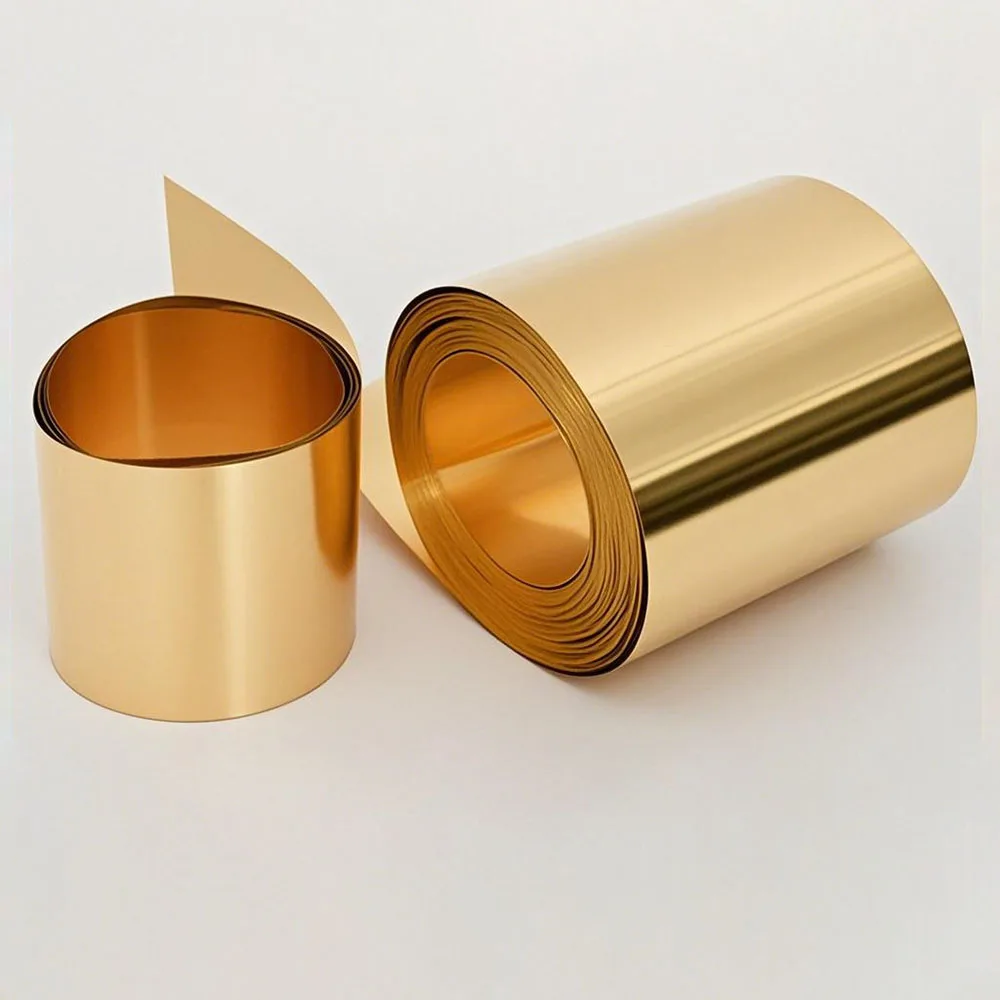 1 متر شريط نحاسي سمك الورقة 0.01/0.02/0.03-1 مللي متر عرض 10 مللي متر-300 مللي متر H62 النحاس الجلد النحاس معدن رقيقة ورقة احباط لوحة لفة #3