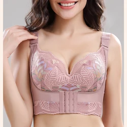 Full Cup Push Up Bra Lace Sexy Bras Lingerie Plus Size Bra New Bra Front Open Fashion Embroidery Womens Tops Woman Clothing Bras