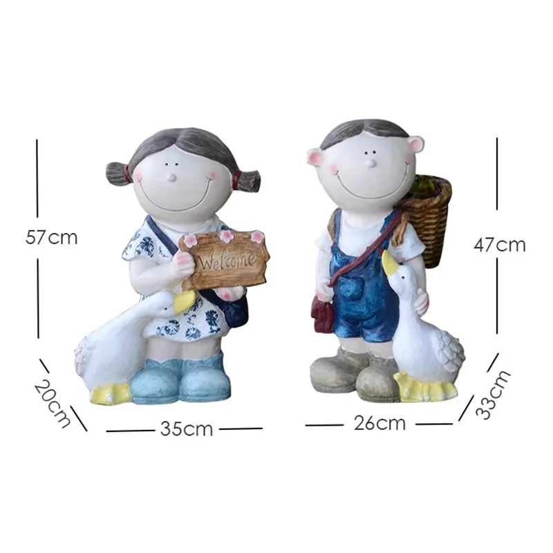 

Кукла в китайском стиле, украшение, мультяшная милая супер милая пара, кукла, украшение, высокое качество, индивидуальное украшение для сада