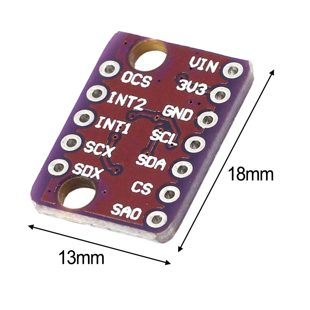 5pcs GY-LSM6DS3 6DOF Motion Sensor Module Accelerometer Gyroscope Digital Temperature I2C SPI- Interface For Arduino DIY Robot