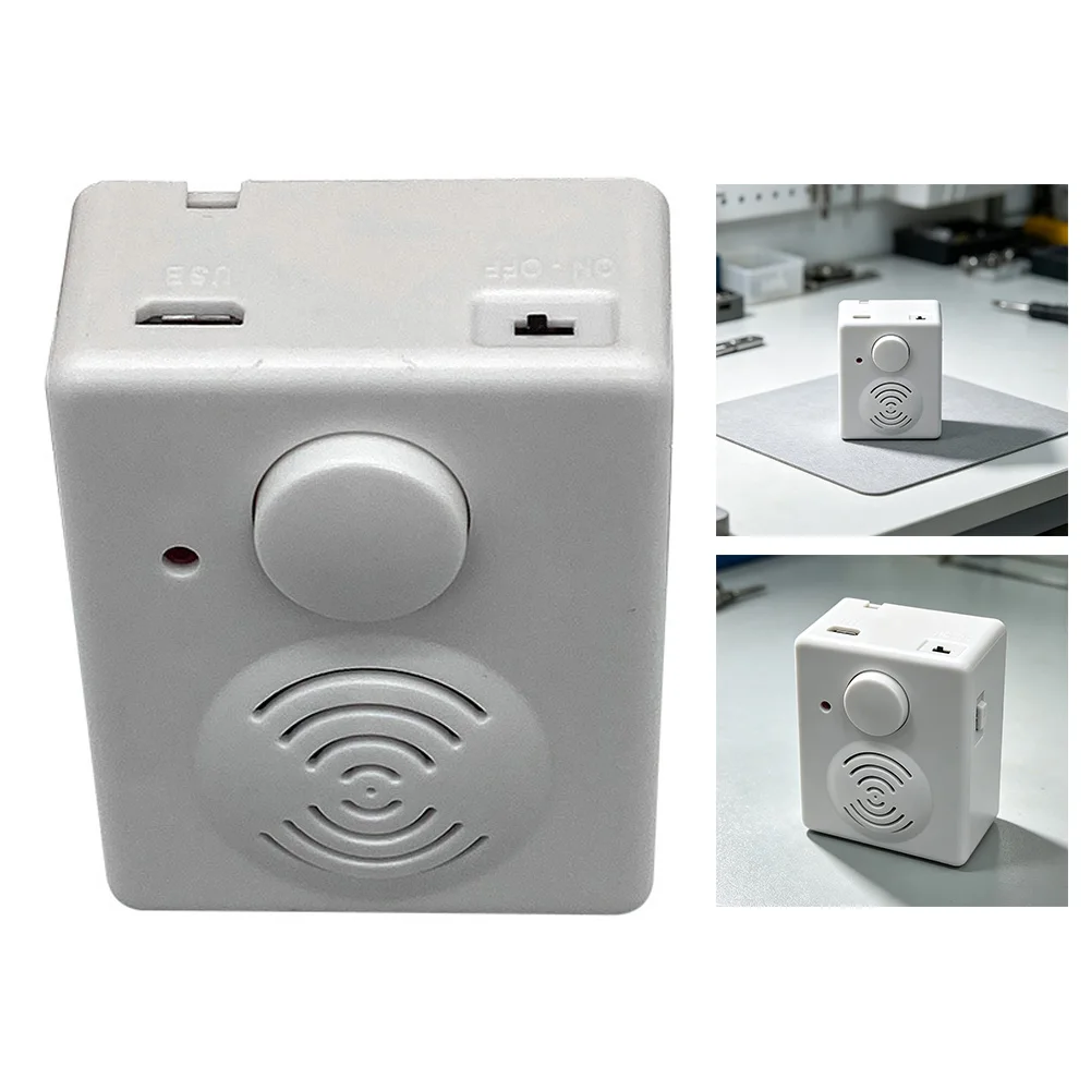 USB-Enabled Audio Music Box for MP3 Upload Adjustable Volume Settings via Configuration File and Six Programmable Playback Modes