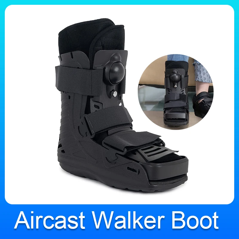 1Pcs Air Cam Walker Fracture Boot Medical Inflatable Walking Boot Orthopaedic Boot for Sprained Ankle Protective Tool