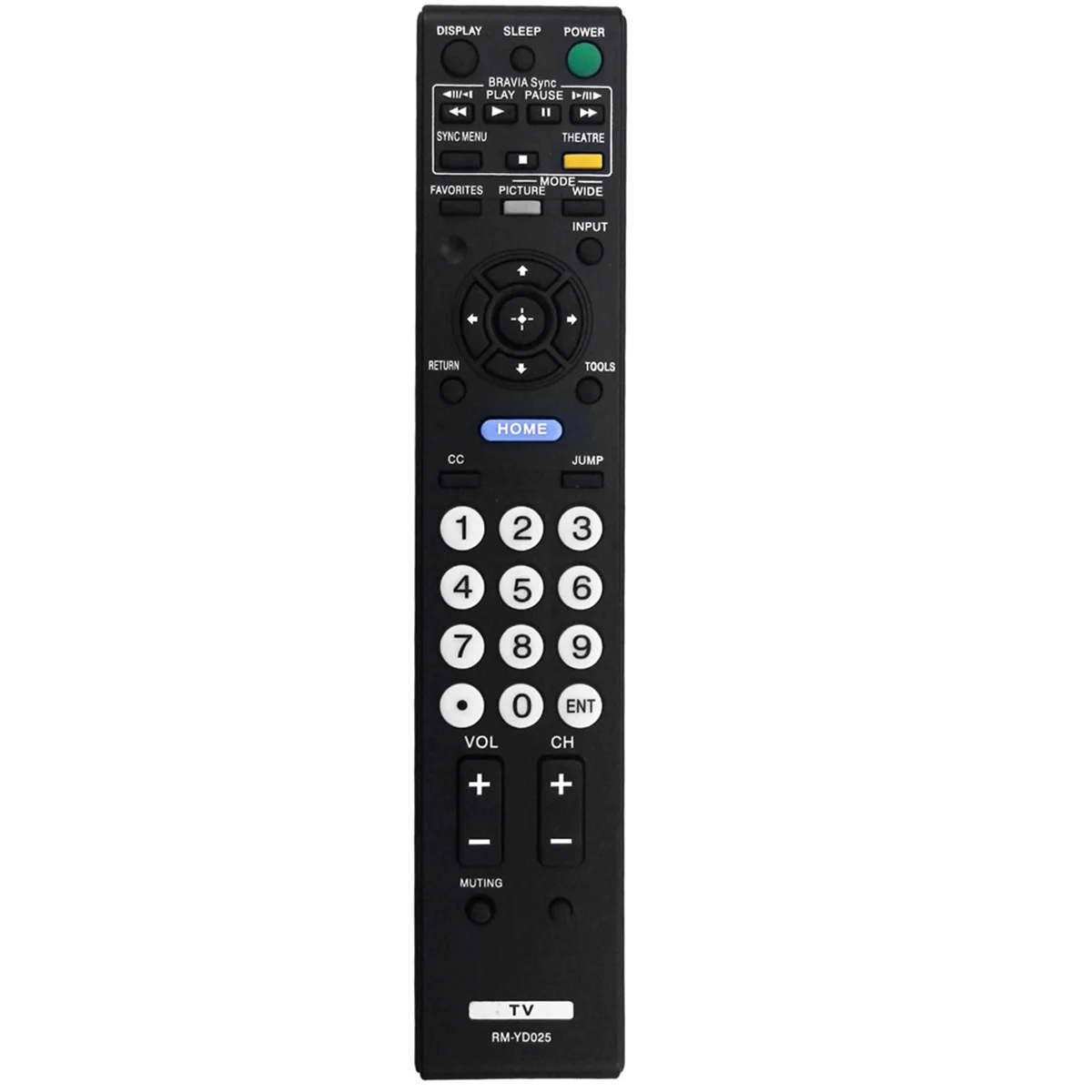 Replace RM-YD025 Remote Control for Sony Bravia TV KDL 32L4000 37L4000 KDL-19M4000 KDL-19M4000/B KDL-22L4000