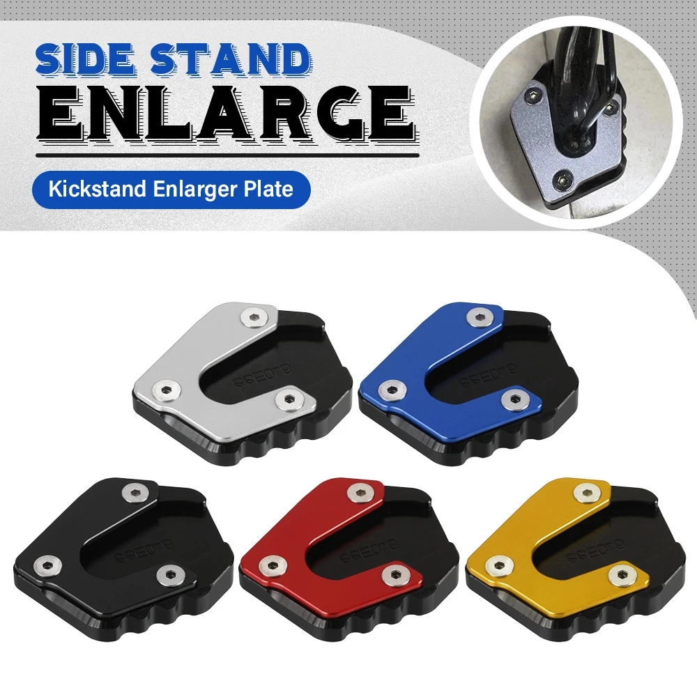 

FOR YAMAHA YZF R15 R15 V3 2017-2020 YZF R15M V4 2021-2023 Kickstand Extension Plate Motorcycle Side Stand Enlarger Foot Pad Part