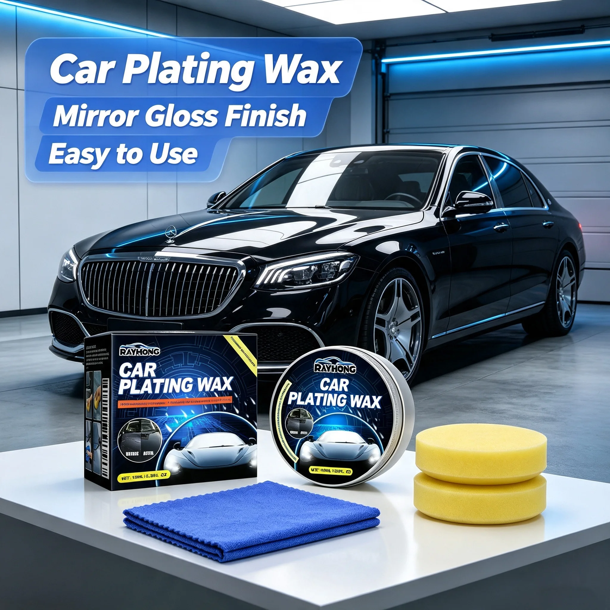 Rayhong Car Crystal Wax Platin - Car Scratch Repair Polishing Wax Paste recension och pris