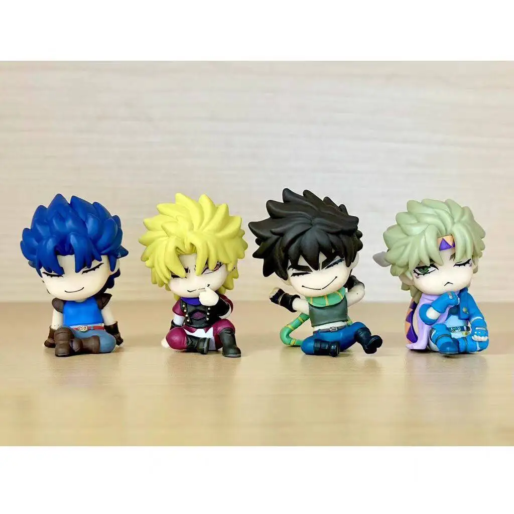 

6CM JOJO's Bizarre Adventure Joseph Joestar and Caesar Shoulder-to-Shoulder Sleep JOJO Boxed Figurines Desk Display Models Gift