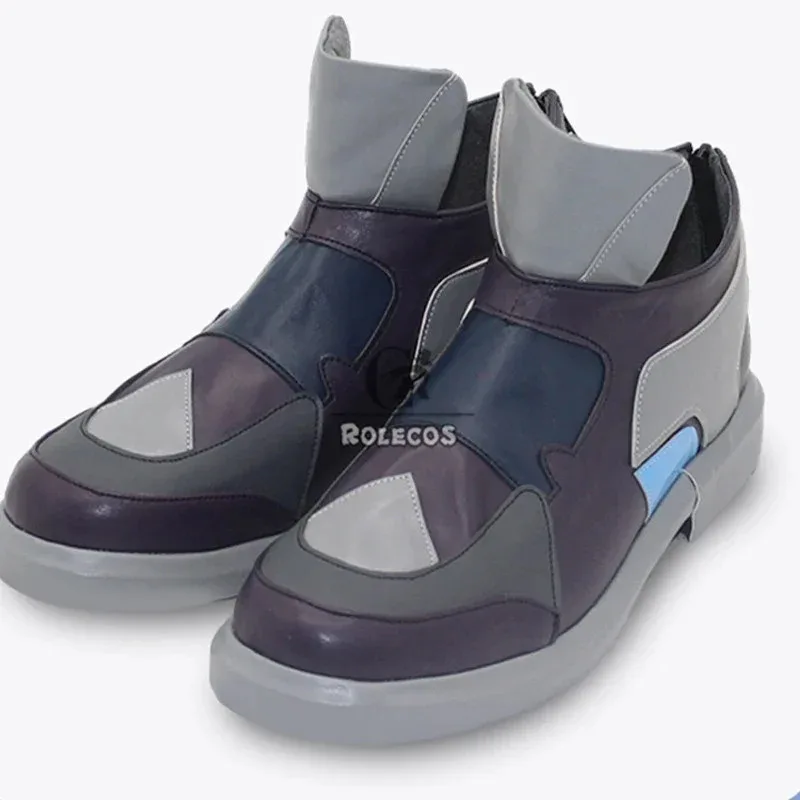 Rolecos Aphelios Cosplay Schuhe Spiel lol Heartsteel Apheli flache Männer Reißverschluss Sportschuhe Party Halloween Weihnachten Party Schuhe