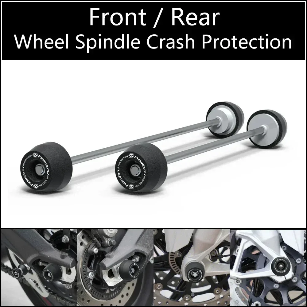 

Front Rear wheel Spindle Crash Protection For Yamaha MT-09 MT-09SP / Tracer 9 Tracer 9 GT / 2021-2023