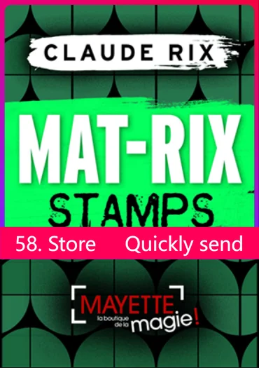 

New Mat-Rix Stamps by Claude Rix - Magic tricks ( 58 Store Download )