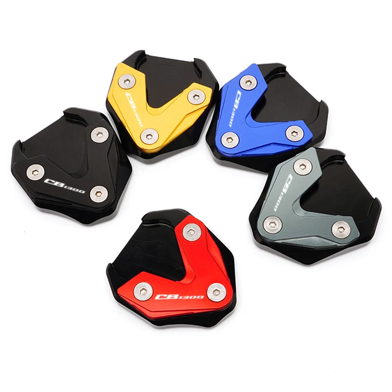 5 Colors For Honda Cb1300 Cb 1300 2020 2021 2022 2023 Side Stand Enlarger Kickstand Extension Pad Support Motorcycle Accessories