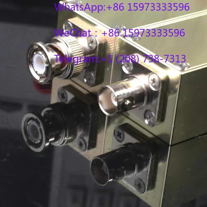 Impedance Matching Bandpass Filter DIY RF Circuit Test Accessorie,BNC Male To Female Coaxial Adapter Shielded Aluminum Enclosure