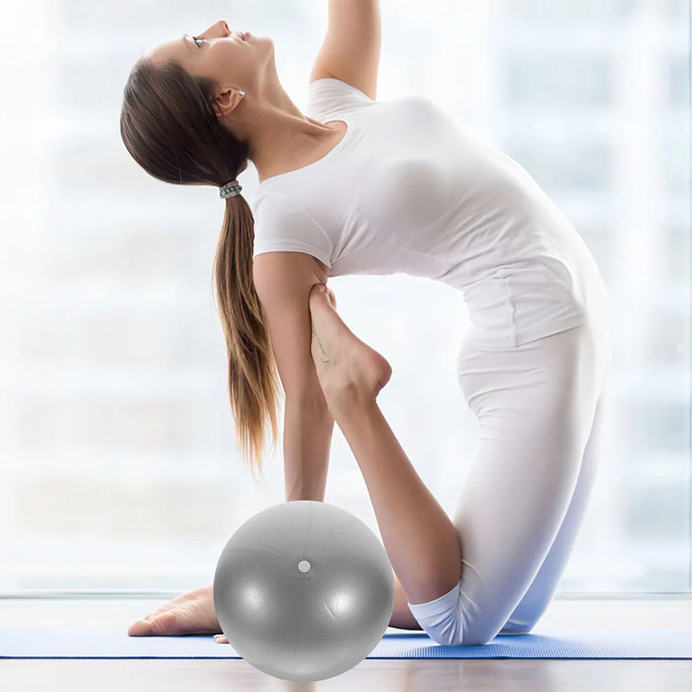 

2 Pcs Anti Puncture Medium Exercise Ball Yoga Reusable Gymnastics Small Pregnant Woman