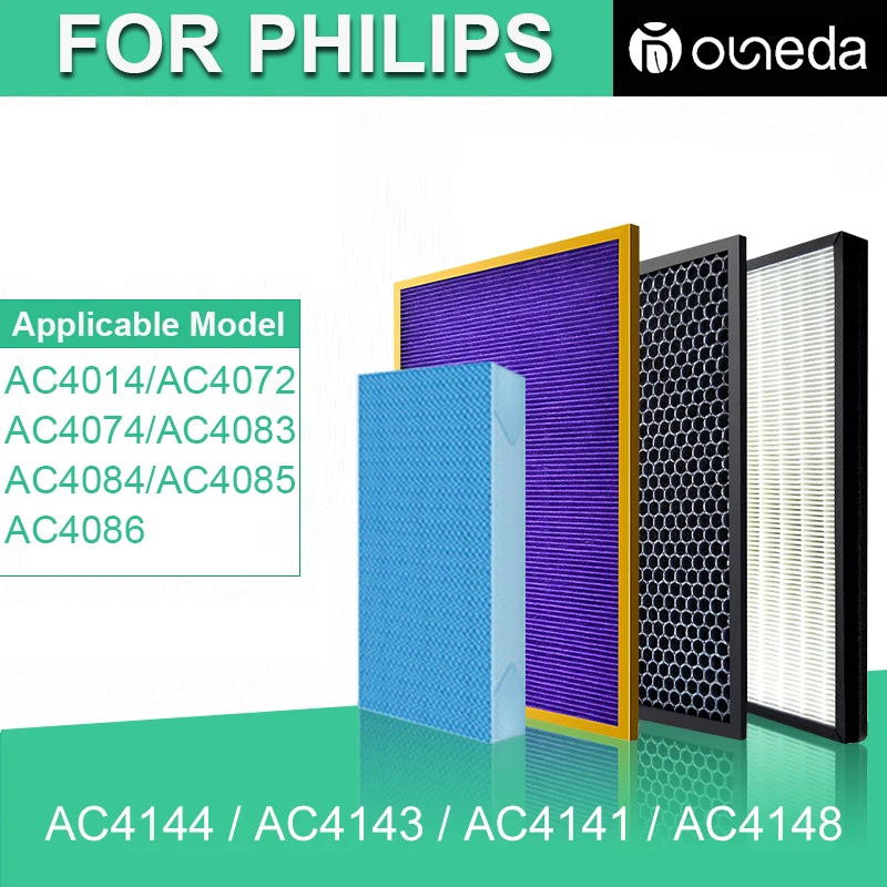 AC4148 AC4143 AC4141AC4144 HEPA Filter for Philips AC4014 AC4072 AC4074 AC4083 AC4084 AC4085 AC4086 Air Purifier Parts