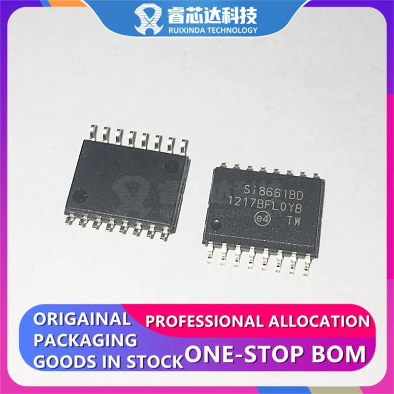 SI8661BD-B-ISR SI8661BD SOP16 SI8661BD-B-IS General Purpose Digital Isolator 5000Vrms 6 Channel 150Mbps 35kV/µs CMTI 16-SOIC