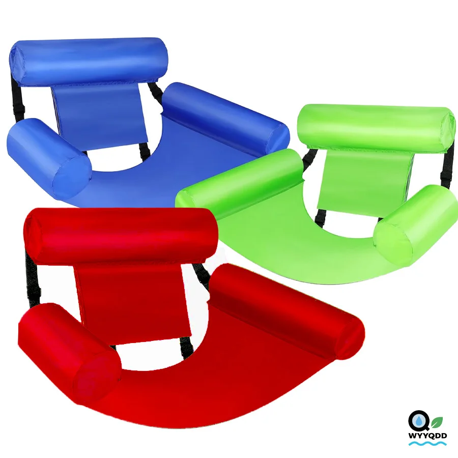 

1pc Adult Three-tube Inflatable Pool Float Lounge Chair - Durable PVC Material,Easy Storage,Outdoor Lounger,Pool Floaters