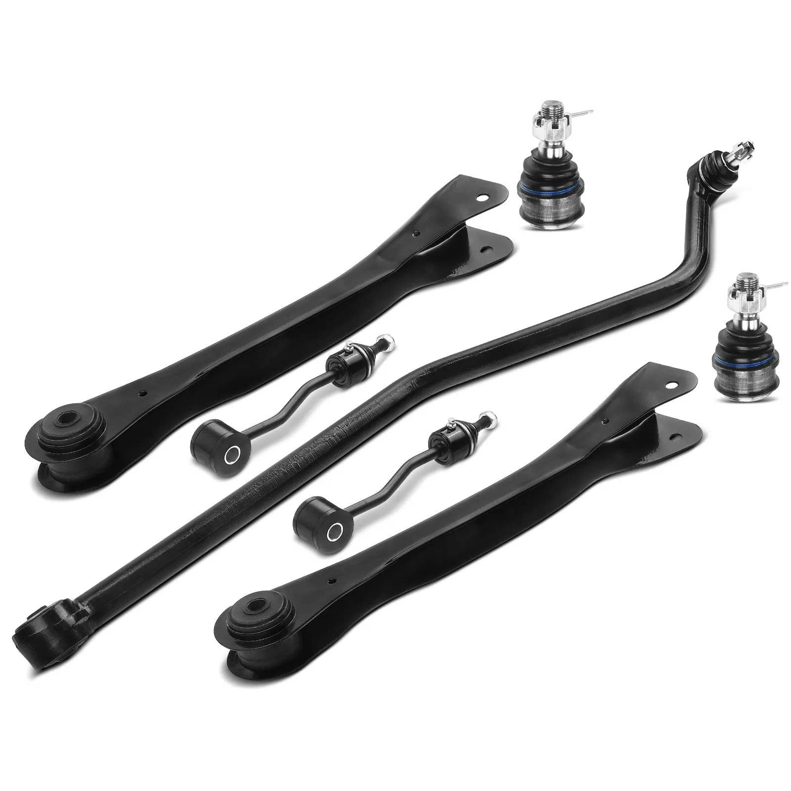 A-Premium 7x Front Control Arm&Ball Joint Assembly Sway Bar Link for Jeep Wrangler TJ 1997-2006