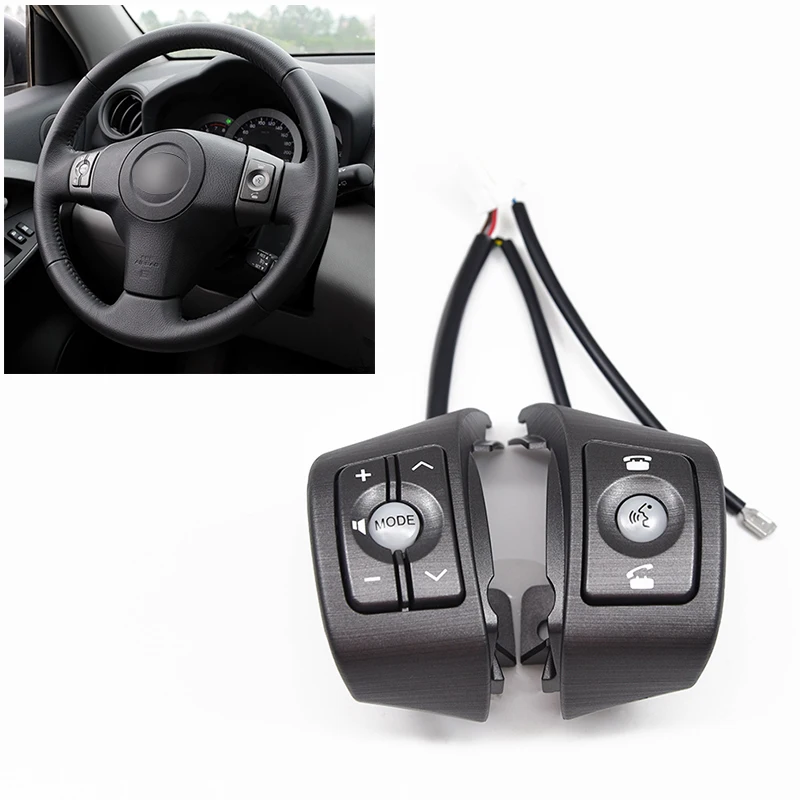 

Multi-function Car Steering Wheel Control Buttons Switch Styling Buttons For Toyota Rav4 RAV4 XA30 ACA30L 2006-2008 84247-42030