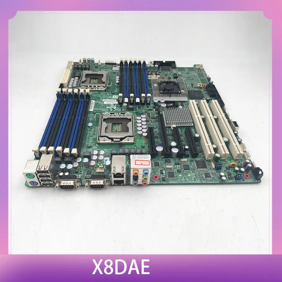 For Supermicro Server Motherboard Xeon Processor 5600/5500 Series DDR3 SATA2 PCI-E2.0 X8DAE