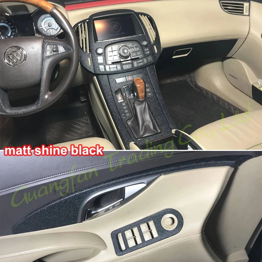 Car-Styling 3D/5D Carbon Fiber Car Interior Center Console Color Change Molding Sticker Decals For Buick Lacrosse 2009-2012